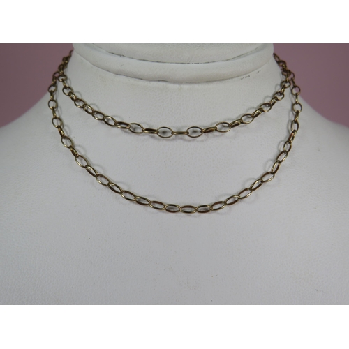 380 - 9ct Yellow Gold 16 inch Belcher Neck Chain.  2.0g