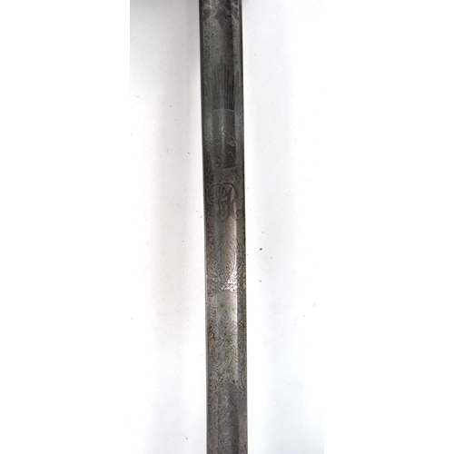 472 - WW1 1897 Pattern British Army Ceremonial Sword by Flights Ltd of London (Possibly Wilkinson Blade), ... 