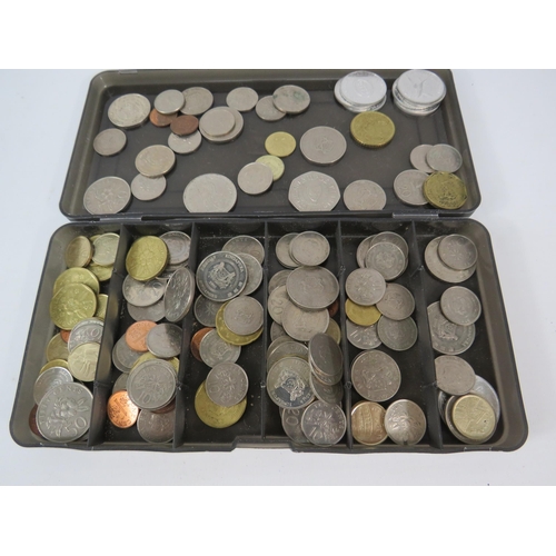 1198 - Selection of foreign coins mainly from Singapore etc.
