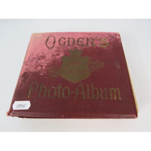 1202 - Ogdens New century album with complete set of 200 Ogdens guinea gold cigarette cards.