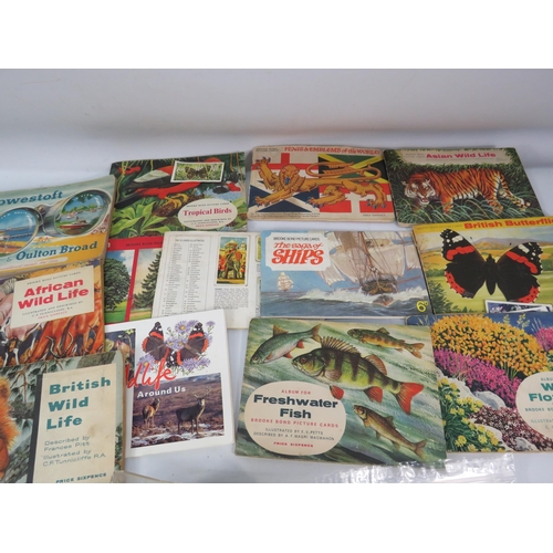 1204 - Large selection of Brooke bond tea cards albums all full plus a large selection of loose cards.