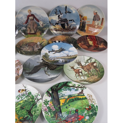 467 - Large selection of various collectable plates by Doulton, Wedgwood etc.