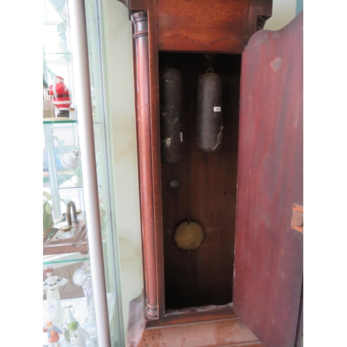 481 - Victorian long case clock made in York and in running order, 87