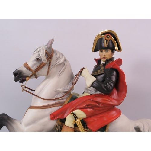 14 - Large Limited Edition Royal Worcester Napolean Bonaparte figurine modelled by Bernard Winskill, 597 ... 