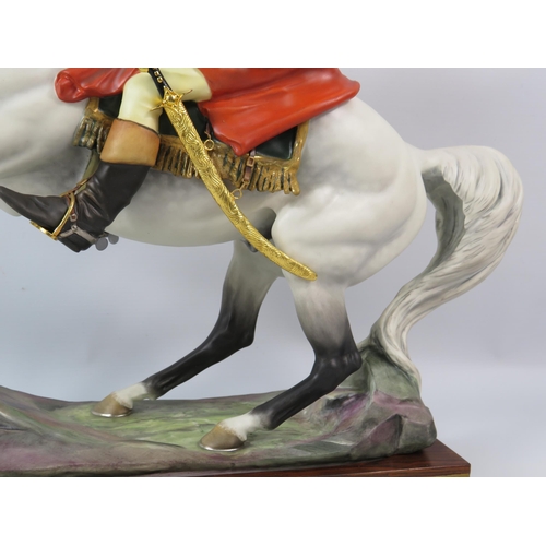 14 - Large Limited Edition Royal Worcester Napolean Bonaparte figurine modelled by Bernard Winskill, 597 ... 