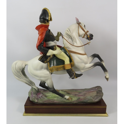 14 - Large Limited Edition Royal Worcester Napolean Bonaparte figurine modelled by Bernard Winskill, 597 ... 