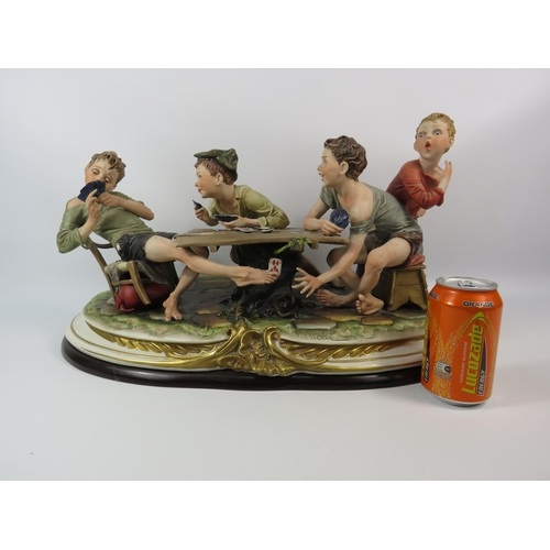 34 - Very Large Bruno Merli Capodimonte figural group 