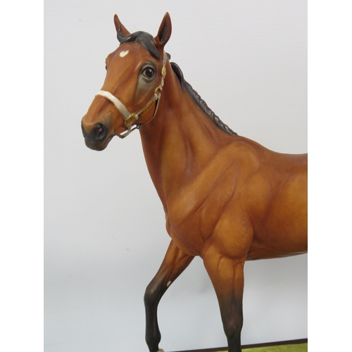 38 - Limited Edition Royal Worcester Race Horse figurine Nijinsky Modelled by Doris Lindner, 374 of 500. ... 