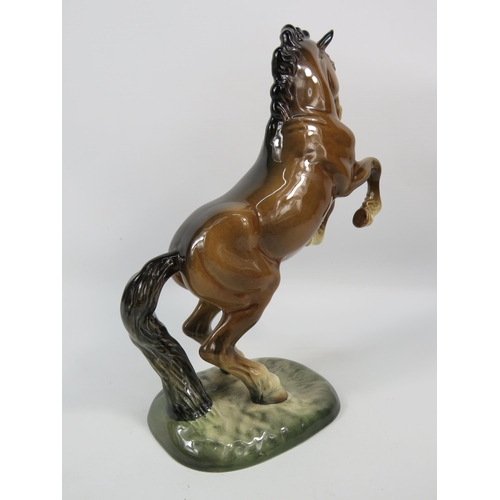 40 - Beswick Welsh Rearing cob figurine , 10 1/4