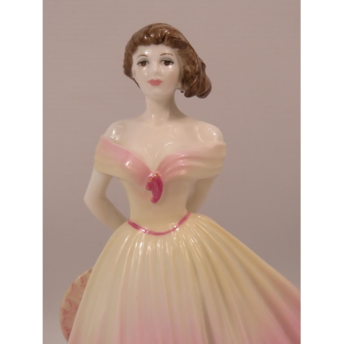 43 - Coalport figurine Happy Birthday 8 1/4