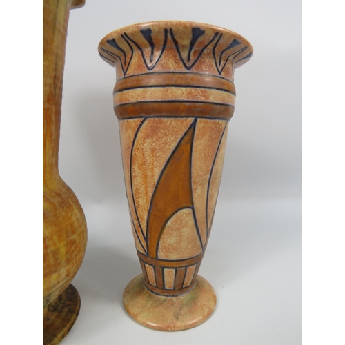 46 - Charlotte Rhead art deco vase, 8