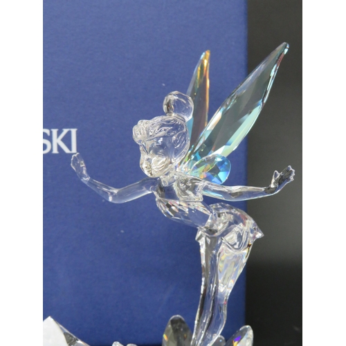 49 - Swarovski Disney Tinkerbell figurine and star plaque with box.