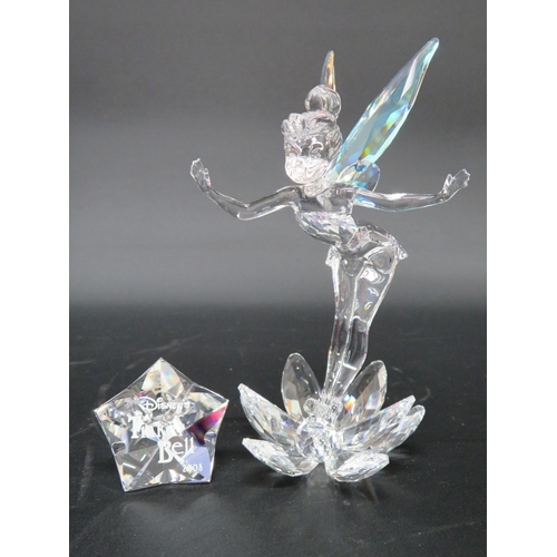 49 - Swarovski Disney Tinkerbell figurine and star plaque with box.