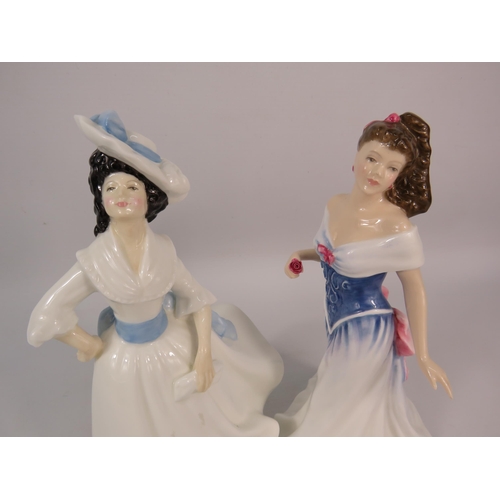 65 - Two Royal Doulton figurines For you HN3754 & Margaret HN2397.