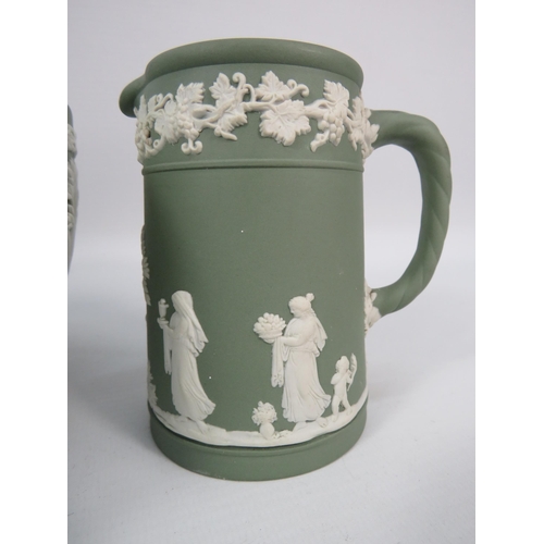 74 - Wedgwood green jasperware 8