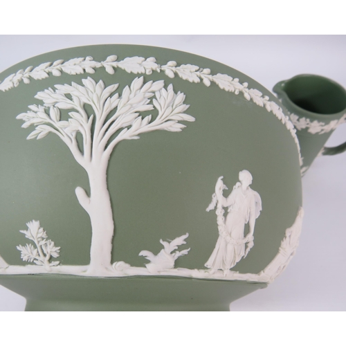 74 - Wedgwood green jasperware 8