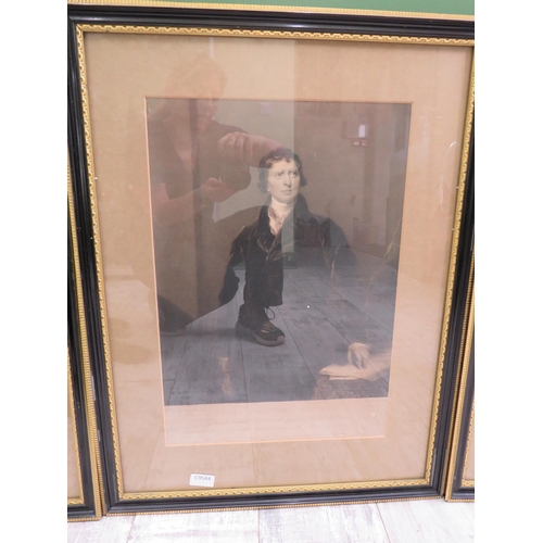 96 - Three framed monochromed lithographs Vicount Melvil, Prince Ernest Duke of Cumberland etc. Largest f... 