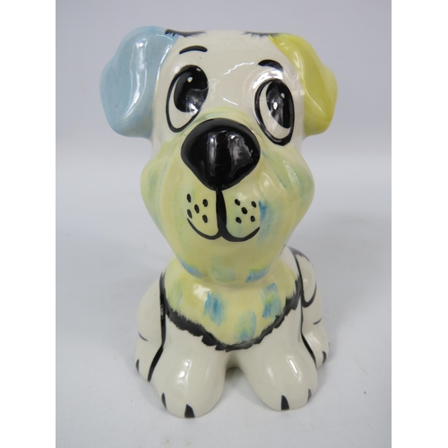 104 - Lorna Bailey figurine Woof Woof the dog, 5 1/4