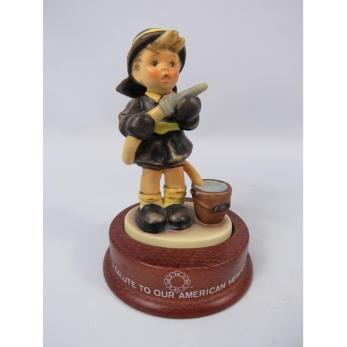 112 - Goebel Hummel limited edition Fireman figurine with base, 2785 of 7500.