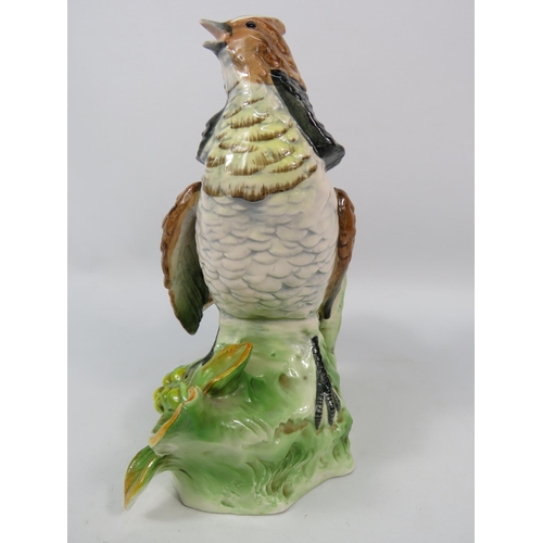 121 - Ruffled Grouse ceramic figurine, 8.5