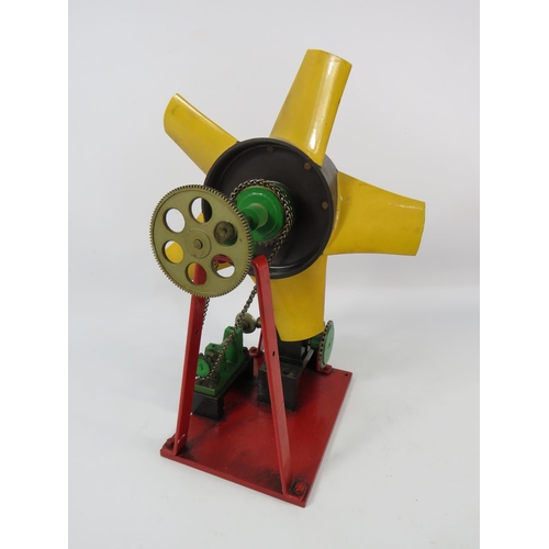 193 - Metal model educational turbine, 12.5