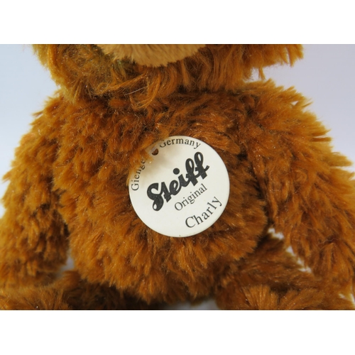 227 - Steiff original teddy bear Charly, 23 Braun.