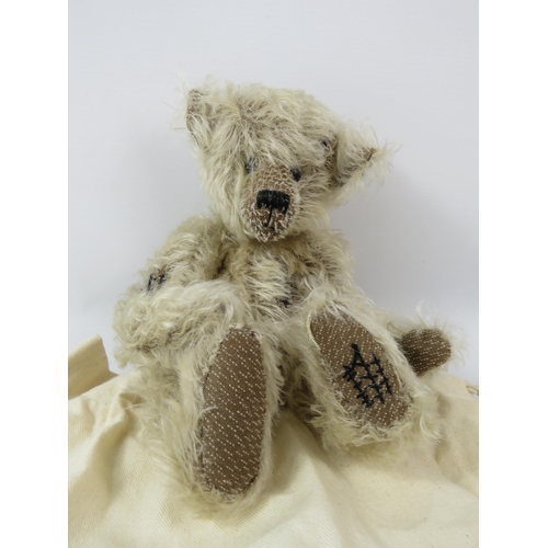 232 - Limited edition mohair Charlie bear Tyler 10 of 200 with cert and bag