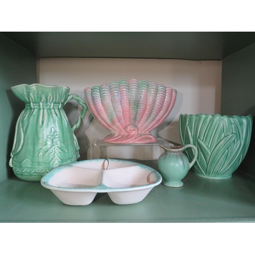 248 - Vintage mixed ceramics including Sylvac, West German pottery and E Radford.