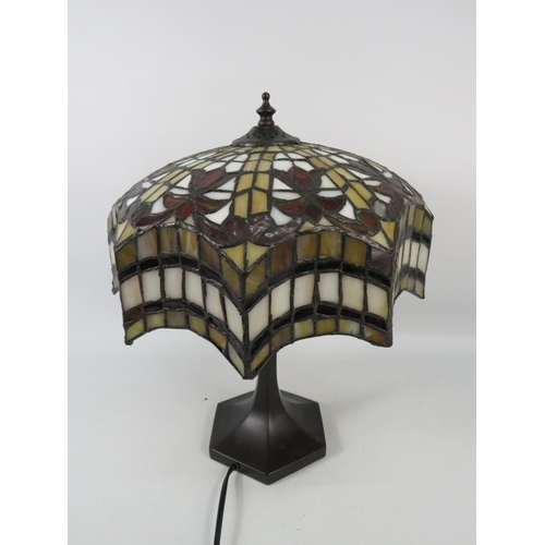 275 - Art Nouveau Tiffany style lamp 15.5