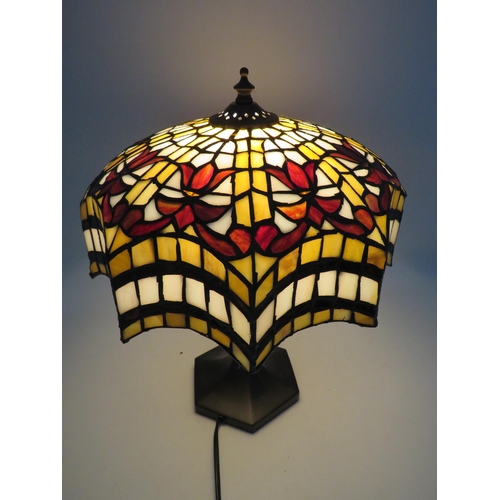 275 - Art Nouveau Tiffany style lamp 15.5