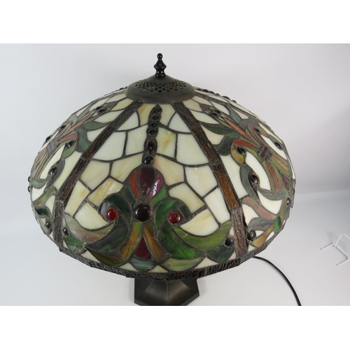 276 - Large Art Nouveau Tiffany style lamp 22