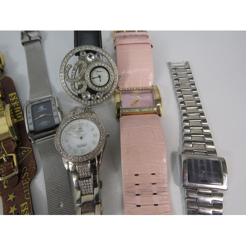 300 - Selection of ladies designer wristwatches mainly quartz but includes a sekonda mechanical watch.