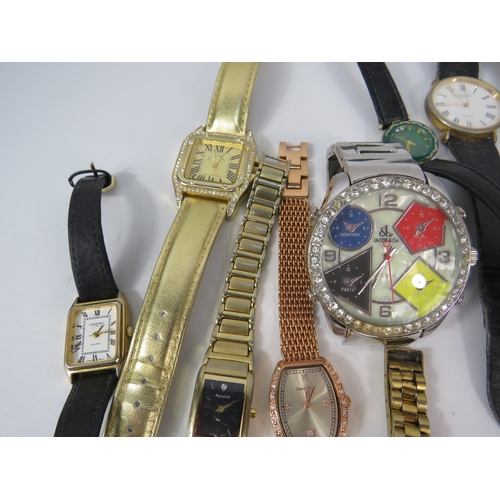 300 - Selection of ladies designer wristwatches mainly quartz but includes a sekonda mechanical watch.