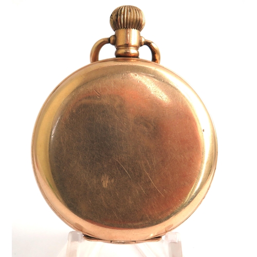 495 - Swiss Made Zenith Pocket watch, serial number 276793B  Denison 10ct Gold plated case, Crown Wind wit... 