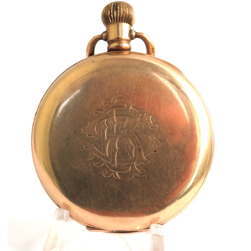 495 - Swiss Made Zenith Pocket watch, serial number 276793B  Denison 10ct Gold plated case, Crown Wind wit... 