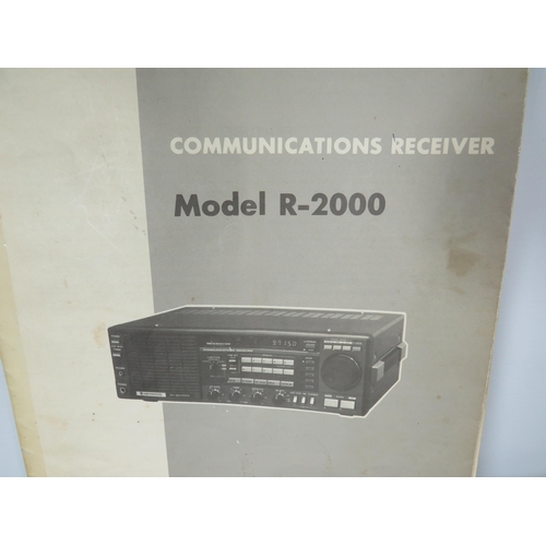 604 - Kenwood Trio Comms Receiver level R-2000 with original box, packaging and Instuction manual. No main... 