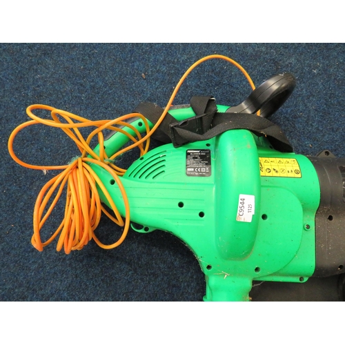 1125 - Power Base Garden Vac in working order with dust extraction bag. See photos.