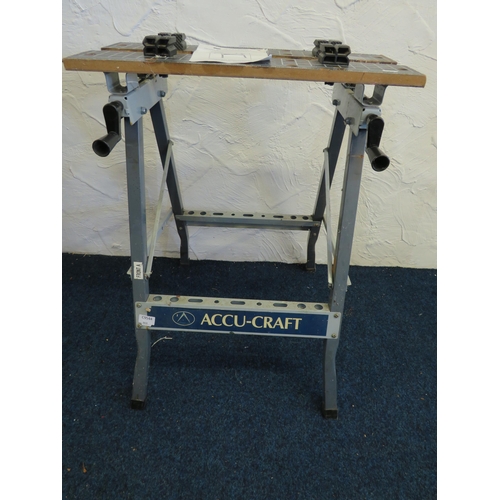 1131 - Accucraft multi purpose work bench with instruction . See photos.