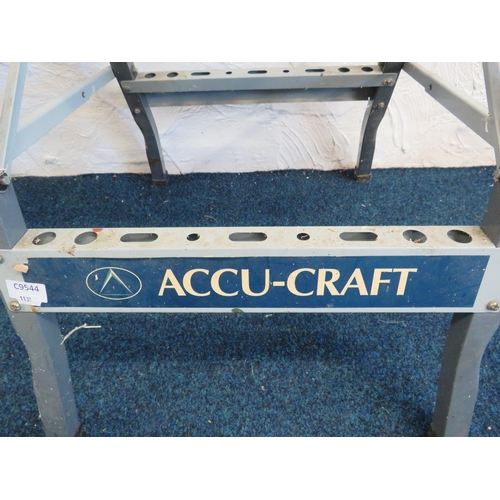 1131 - Accucraft multi purpose work bench with instruction . See photos.