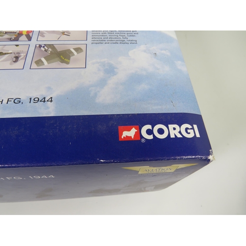 992 - Corgi 1:32 Scale Die Cast model of a P51 Mustang, 'Old Crow'  From the WW2 Europe and Africa Collect... 