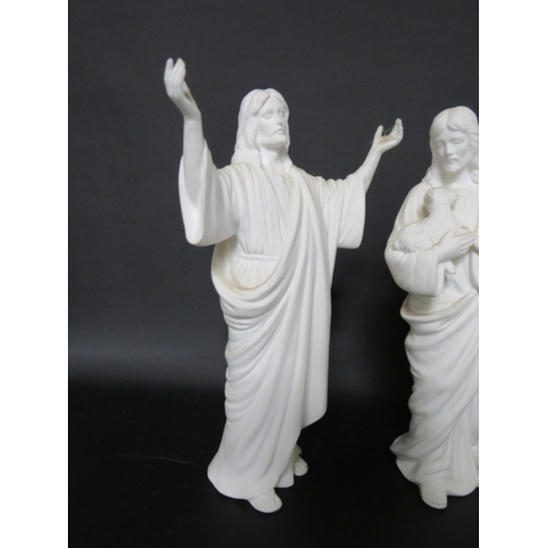 617 - Religious figurines by Lenox and Brooks Bentley etc.