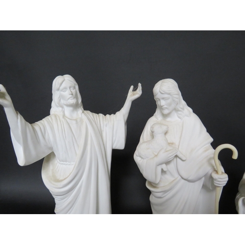 617 - Religious figurines by Lenox and Brooks Bentley etc.