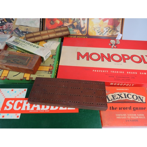 682 - Large selection of vintage board games etc.