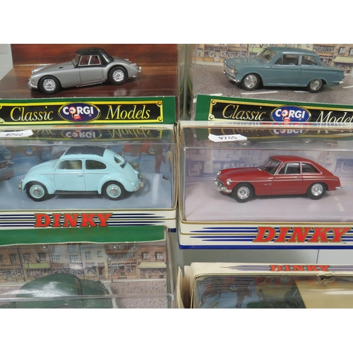 971 - Selection of Corgi Dinky and Vanguard Die Cast models. See photos.