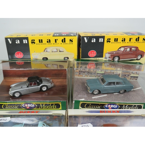 971 - Selection of Corgi Dinky and Vanguard Die Cast models. See photos.