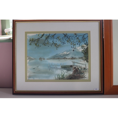 946 - Three Watercolours of Winterscapes, Two Framed. See photos.