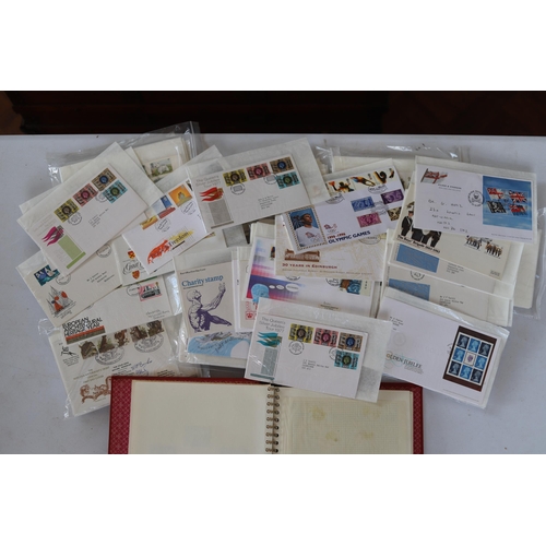 959 - 200+ First day covers plus a selection of UK stamps. See photos.