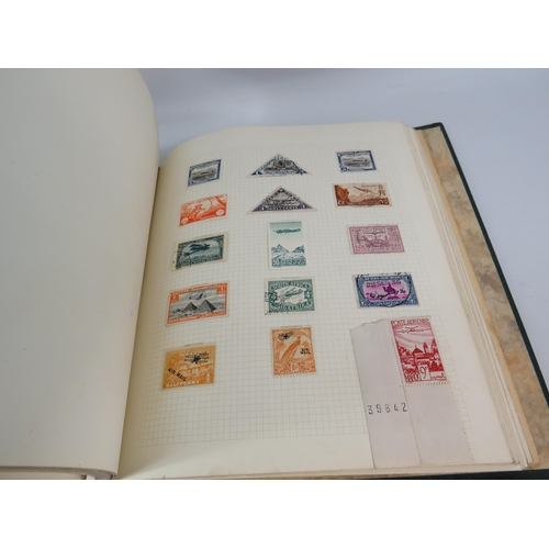 845 - Stamp album approx 20% full see photos.