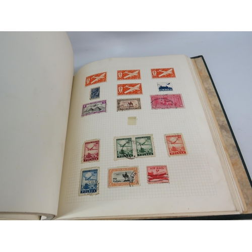 845 - Stamp album approx 20% full see photos.