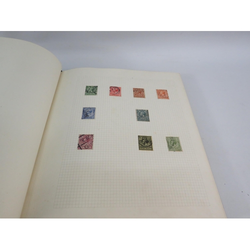 845 - Stamp album approx 20% full see photos.